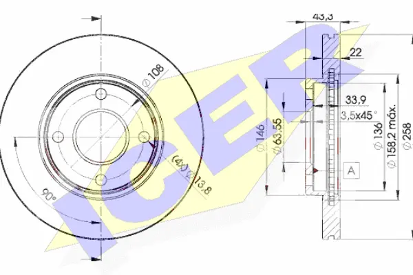 Brake Disc (78BD5344-2)
