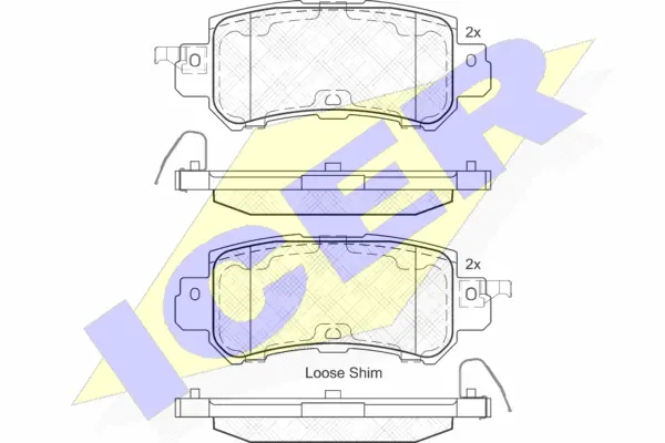 Brake Pad Set, disc brake (182056)