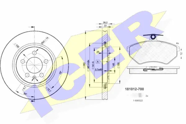 Brake Kit, disc brake (31012-5031)