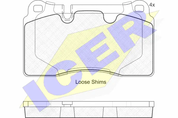 Brake Pad Set, disc brake (181789)