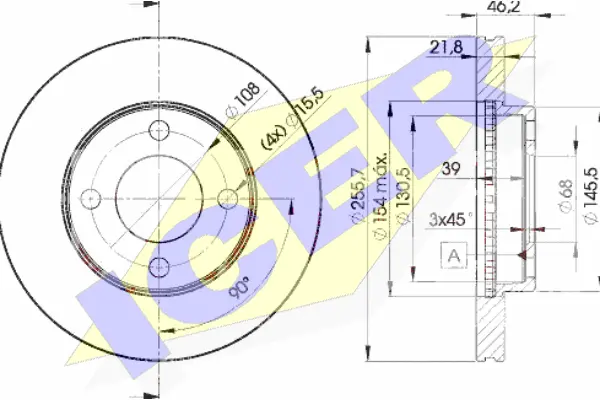 Brake Disc (78BD3633-2)