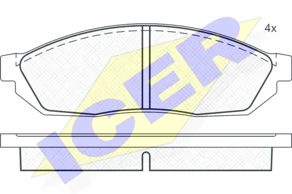 Brake Pad Set, disc brake (180311)