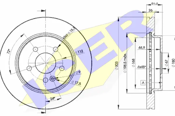 Brake Disc (78BD4210-2)