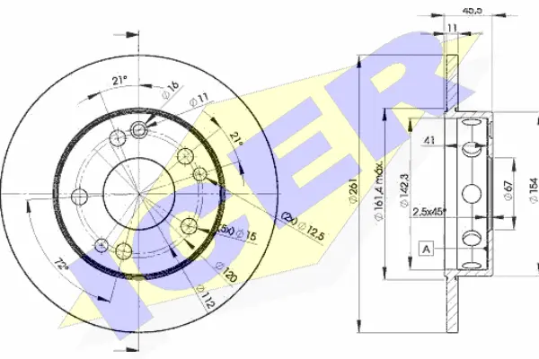 Brake Disc (78BD6460-2)