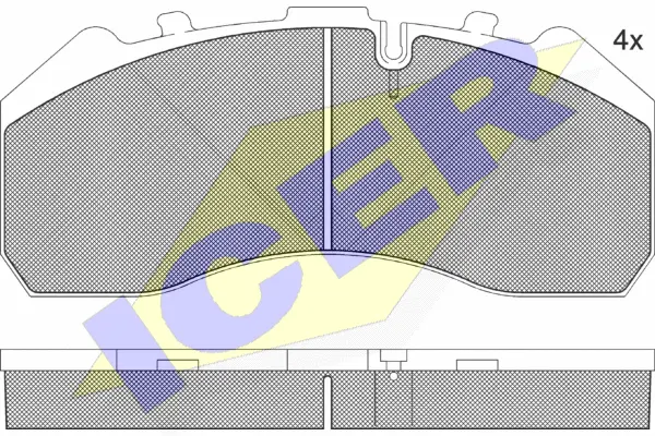 Brake Pad Set, disc brake (151193)