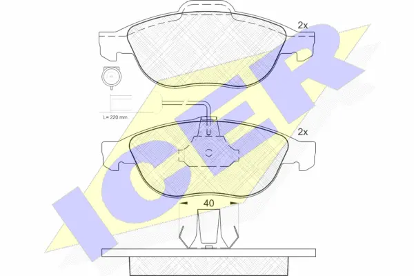 Brake Pad Set, disc brake (181212)