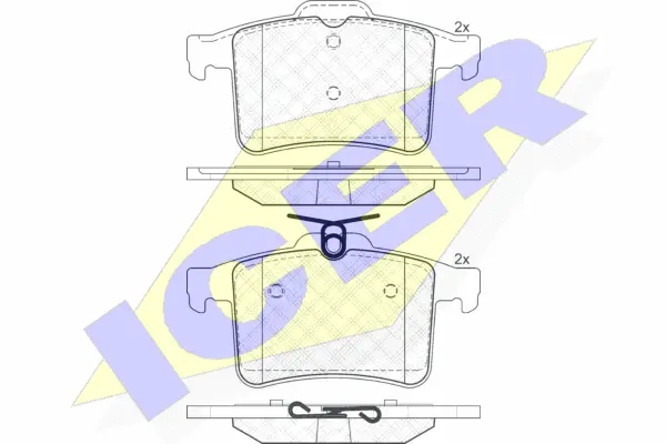 Brake Pad Set, disc brake (181981)