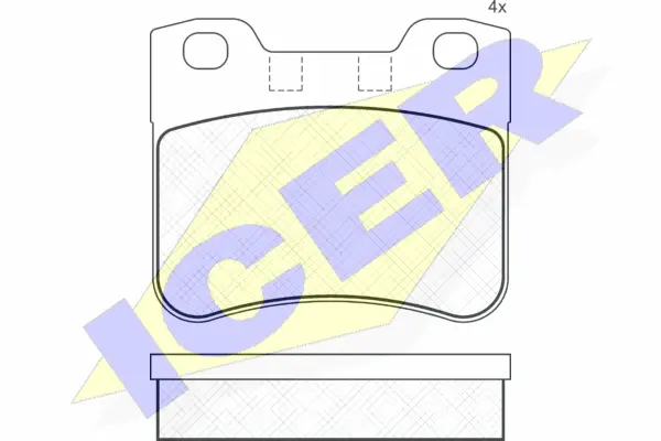 Brake Pad Set, disc brake (180788-204)
