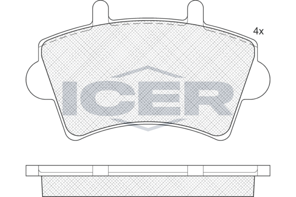 Brake Pad Set, disc brake (LM1442)