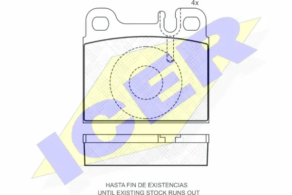 Brake Pad Set, disc brake (180977)