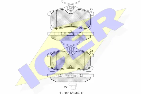 Brake Pad Set, disc brake (181728)