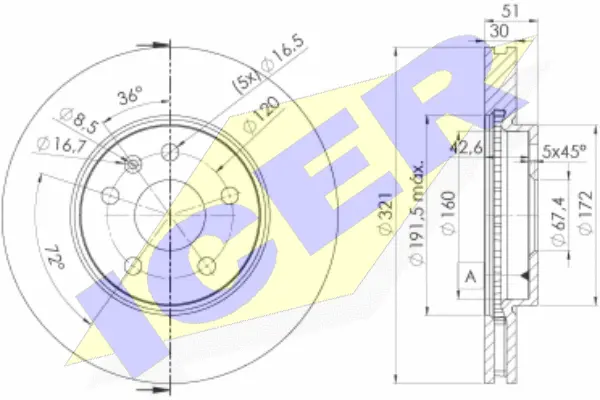 Brake Disc (78BD5387-2)