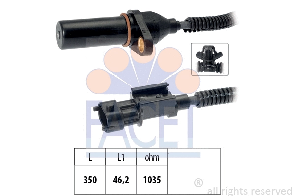 Sensor, crankshaft pulse (9.0571)