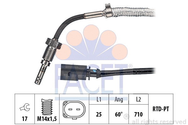 Sensor, exhaust gas temperature (22.0100)