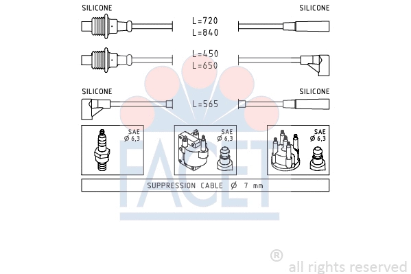 Ignition Cable Kit (4.8748)