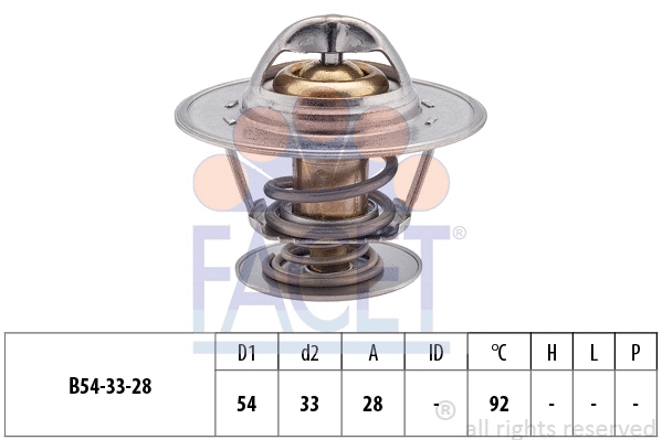 Thermostat, coolant (7.8213S)