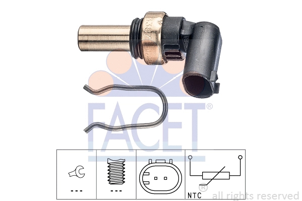 Sensor, coolant temperature (7.3387)