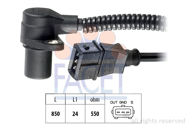 Sensor, crankshaft pulse (9.0252)