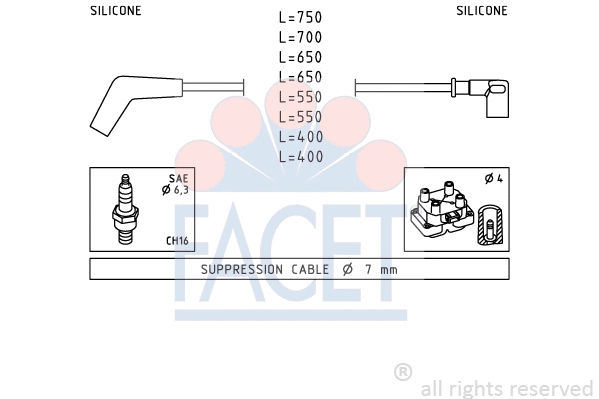 Ignition Cable Kit (4.7107)