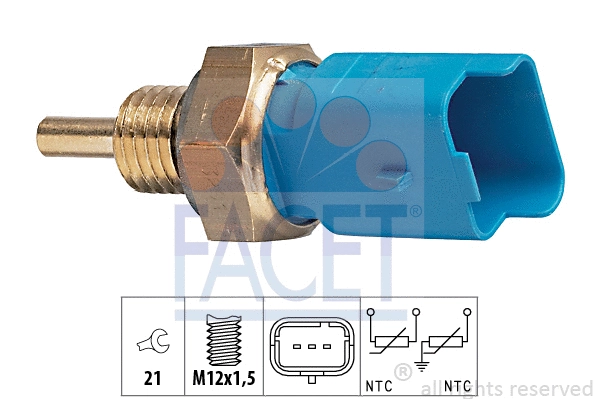 Sensor, coolant temperature (7.3291)