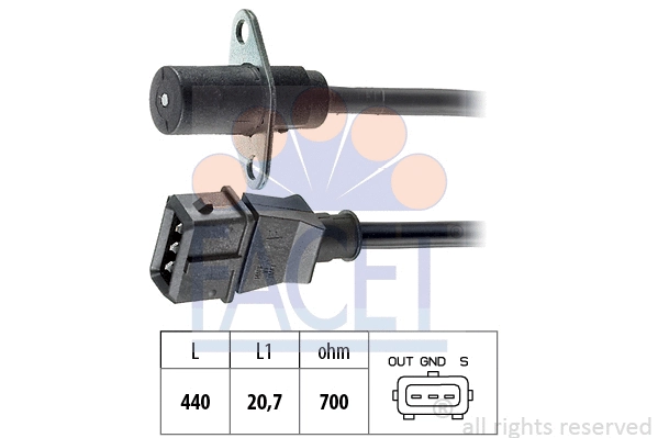 Sensor, crankshaft pulse (9.0022)