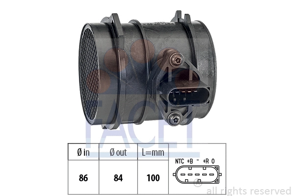 Mass Air Flow Sensor (10.1076)