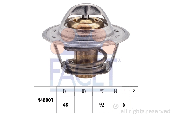 Thermostat, coolant (7.8207S)
