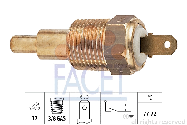 Temperature Switch, radiator fan (7.5269)