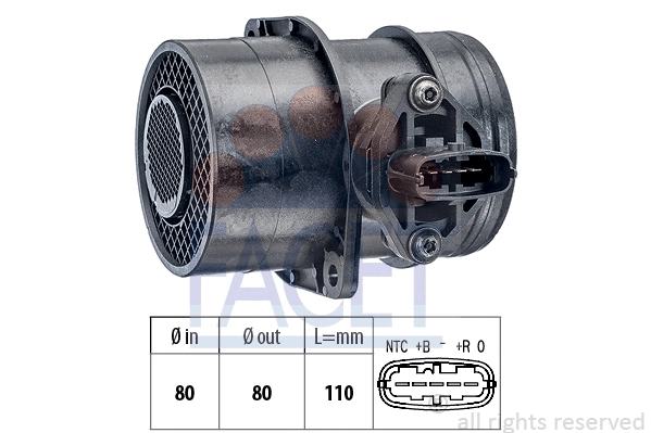 Mass Air Flow Sensor (10.1266)