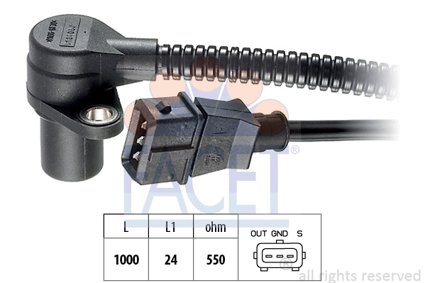 Sensor, crankshaft pulse (9.0164)