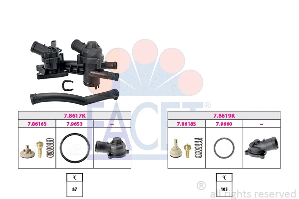 Thermostat, coolant (7.7961KK)