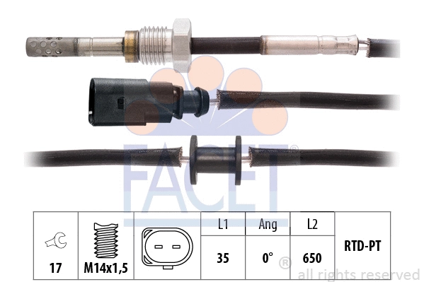 Sensor, exhaust gas temperature (22.0335)