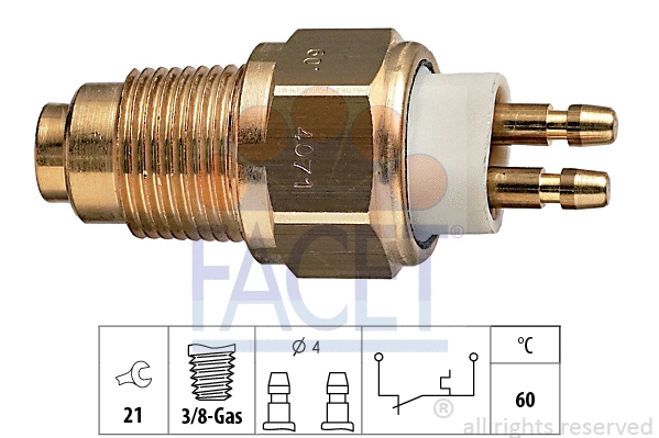 Temperature Switch, coolant warning lamp (7.4071)