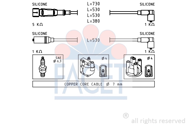 Ignition Cable Kit (4.9609)