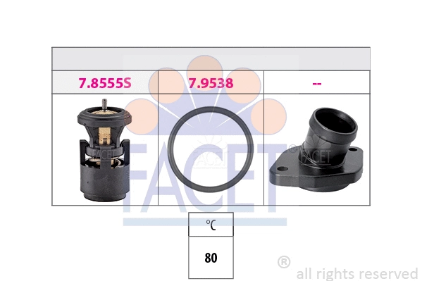 Thermostat, coolant (7.8560K)
