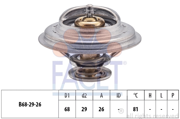 Thermostat, coolant (7.8250S)