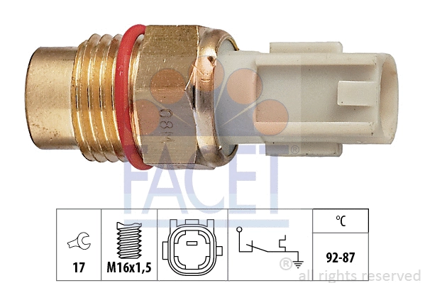 Temperature Switch, radiator fan (7.5198)
