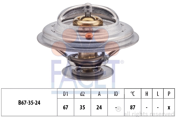 Thermostat, coolant (7.8410S)