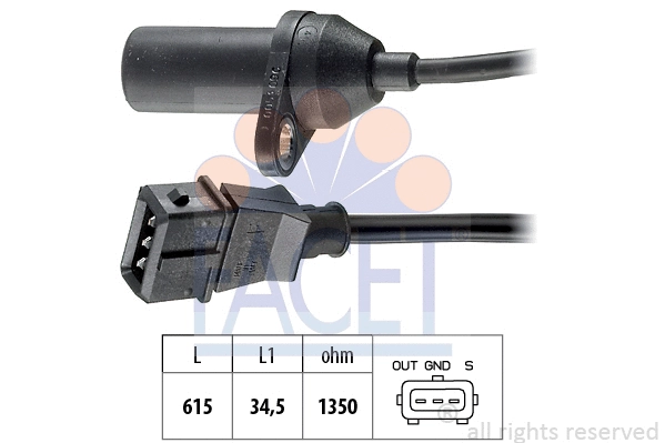 Sensor, crankshaft pulse (9.0053)