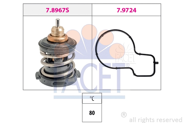 Thermostat, coolant (7.8967)