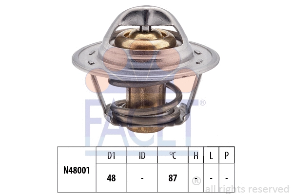 Thermostat, coolant (7.8374S)