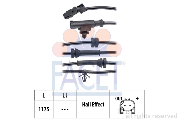 Sensor, wheel speed (21.0071)