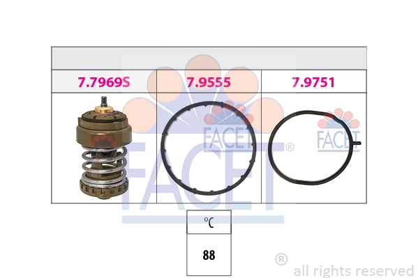 Thermostat, coolant (7.7988)