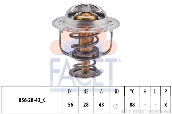 Thermostat, coolant (7.8687S)