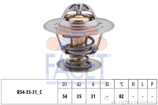 Thermostat, coolant (7.8380S)