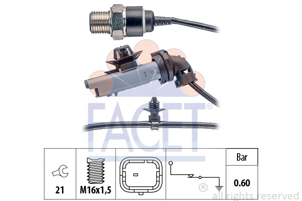 Oil Pressure Switch (7.0199)
