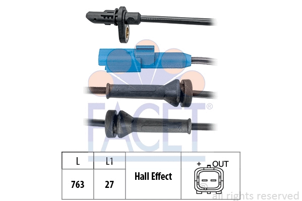 Sensor, wheel speed (21.0060)