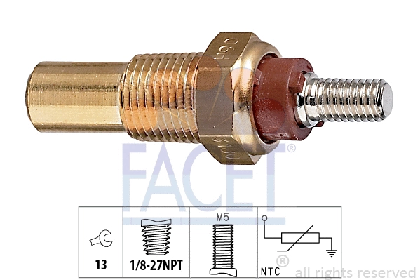 Sensor, coolant temperature (7.3180)