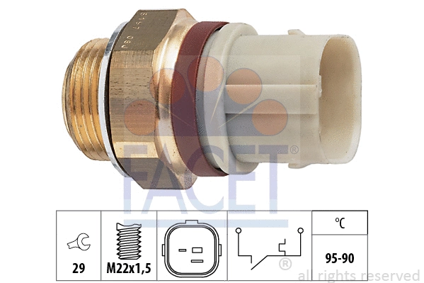 Temperature Switch, radiator fan (7.5197)
