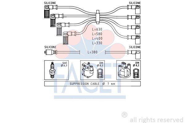 Ignition Cable Kit (4.8808)